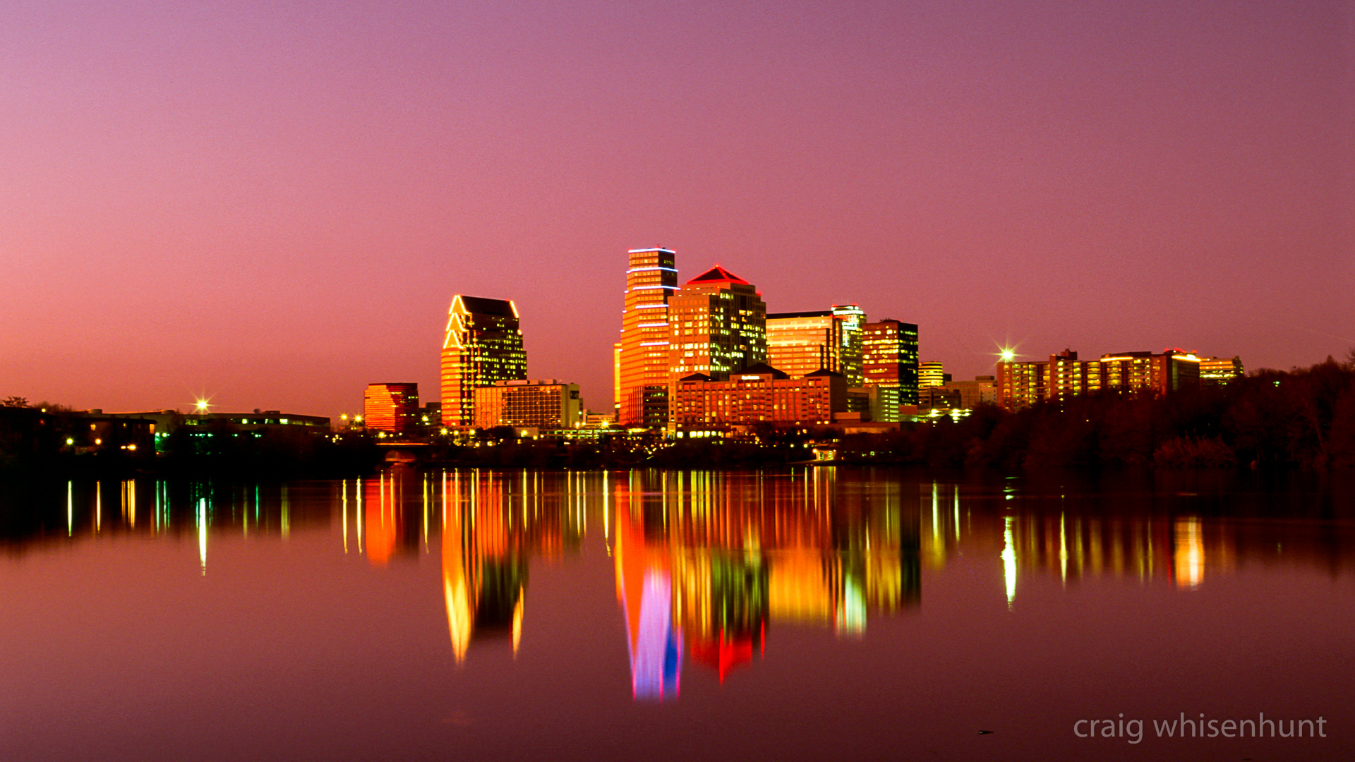 Austin Texas Skyline 1992